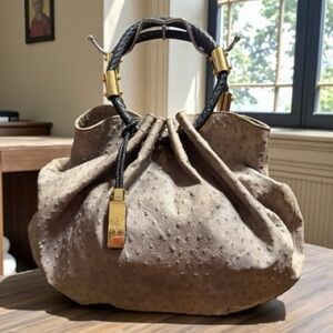 Michael Kors Collection Ostrich  Hobo